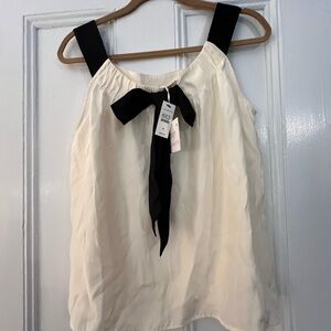 Talbots RSVP New with Tags Elegant Cream and Black Women's Top